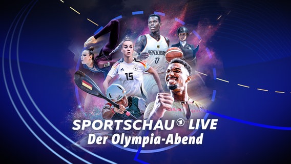 Das Cover für die ARD-Sendung "Sportschau live - der Olympia-Abend". © WDR 