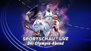 Das Cover für die ARD-Sendung "Sportschau live - der Olympia-Abend". © NDR/WDR Foto: Elke Whitfield