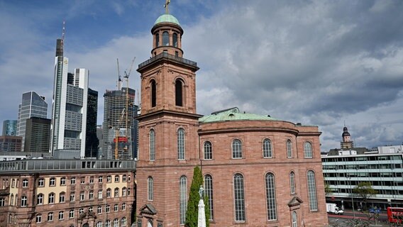 Die Paulskirche in Frankfurt am Main. © epd-bild Foto: Heike Lyding