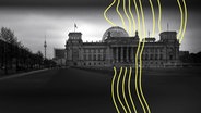 Das Reichstagsgebäude am Platz der Republik in Berlin. © Imago Foto: Lars Berg