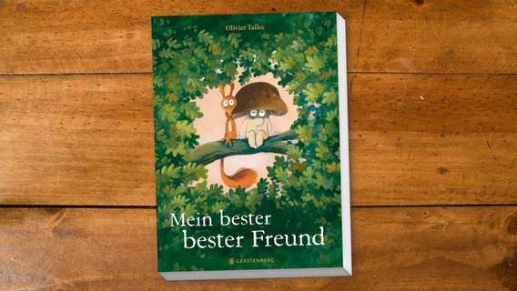 Cover des Kinderbuches "Mein bester bester Freund" von Olivier Tallec, erschienen im Verlag Gerstenberg. © Verlag Gerstenberg 