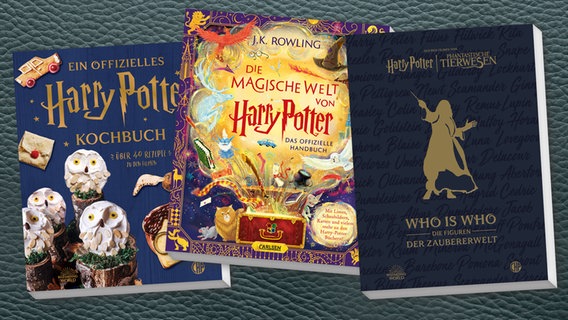 Cover Die magische Welt von Harry Potter - das offizielle Handbuch, Who is Who - die Figuren der Zaubererwelt, Ein offizielles Harry Potter Kochbuch © carlsen 