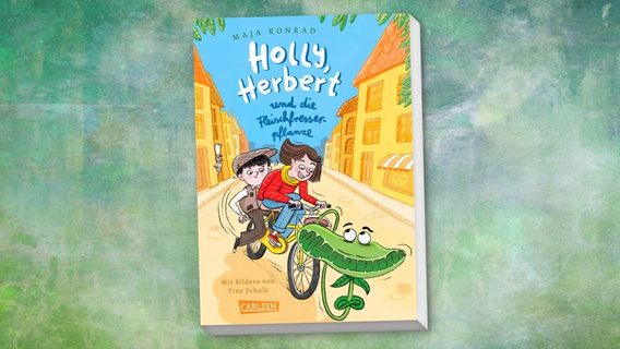 Cover des Kinderbuches "Holly, Herbert und die Fleischfresserpflanze" von Maja Konrad, erschienen im Carlsen Verlag. © Carlsen Verlag 