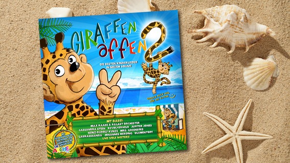 Giraffenaffen 2 - eine CD mit Kinderliedern in neuem Sound. © Starwatch Entertainment 