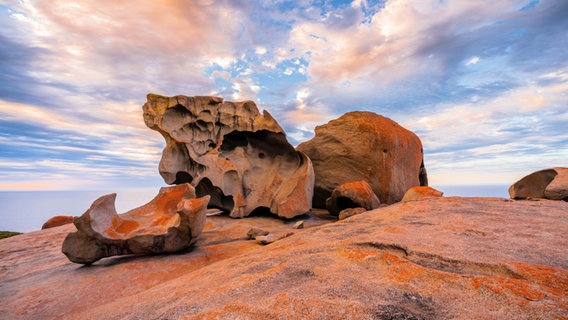 Uralte Felsen im Flinders Chase National Park prägen das autralische Kangaroo Island © NDR Foto: Michael Marek