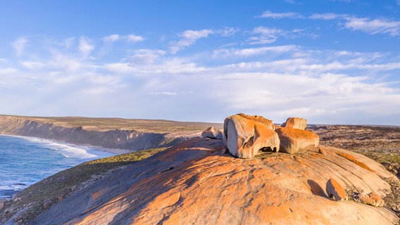 Uralte Felsen am Strand von Kangaroo Island © NDR Foto: Michael Marek