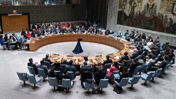 Sitzung des Sicherheitsrats der Vereinten Nationen in New York © Craig Ruttle/AP/dpa Foto: Craig Ruttle/AP/dpa