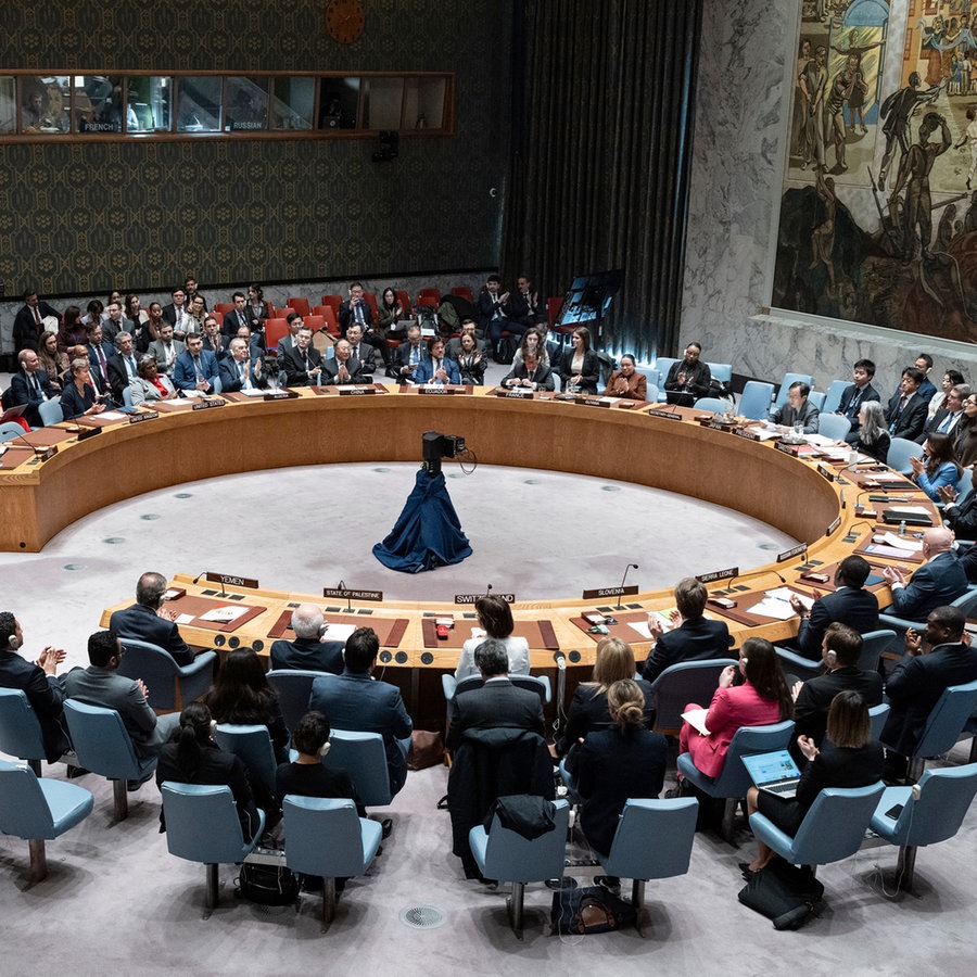 Sitzung des Sicherheitsrats der Vereinten Nationen in New York © Craig Ruttle/AP/dpa Foto: Craig Ruttle/AP/dpa