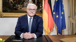 Bundespräsident Frank-Walter Steinmeier in Schloss Bellevue