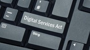 Auf einer Computer-Tastatur steht "Digital Services Act". © Imago Images Foto: Steinach