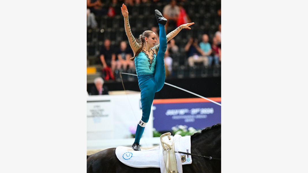 Voltigieren: Alina Roß aus Userin holt WM-Silber