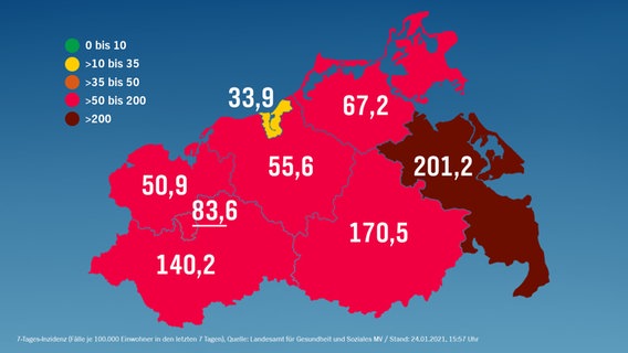 7-day incidence map dated January 24th  