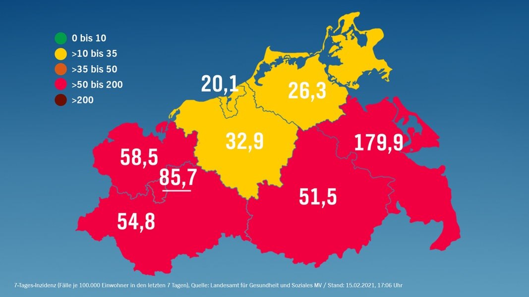 Corona In Mv 56 Neuinfektionen Elf Weitere Todesfalle Ndr De Nachrichten Mecklenburg Vorpommern