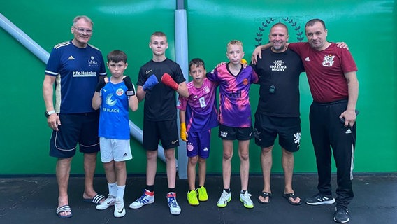 Boxer und Trainer vom PSV Wismar © Thomas Milster 