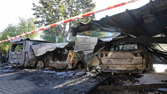 Carport-Brand Güstrow © Stefan Tretropp Foto: Stefan Tretropp