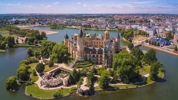 Schwerin aus der Luft © Staatskanzlei Mecklenburg-Vorpommern 