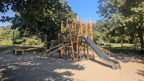 Der Spielplatz "Feierabendpark" in Güstrow. © Barlachstadt Güstrow, Barbara Mahnke 