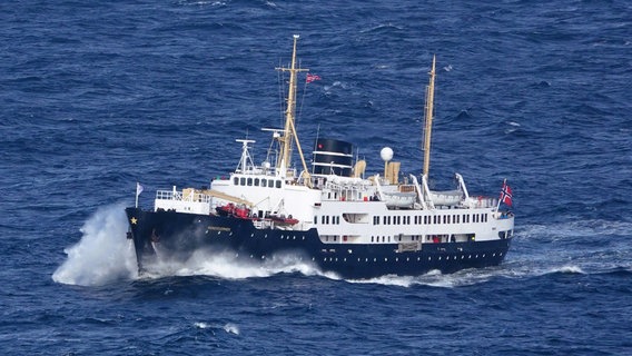 Das Hurtigrutenschiff "Nordstjernen" © MS Nordstjernen, Fotograf: Samferdselfoto 