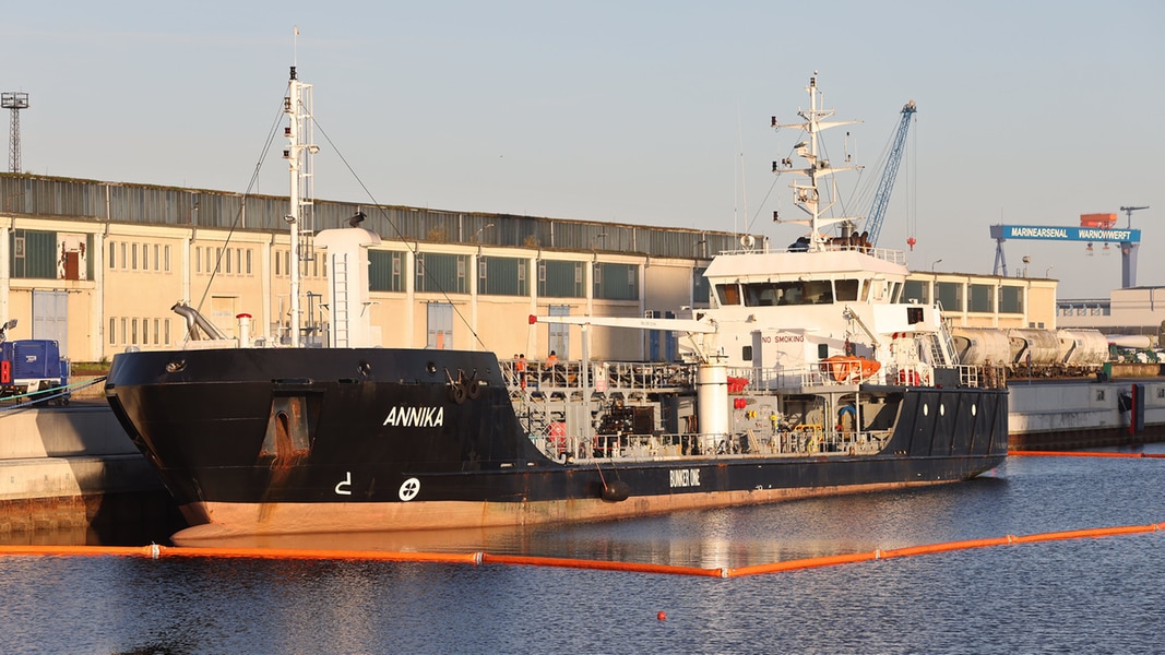 After fire on the Baltic Sea: No danger from oil tanker "Annika"