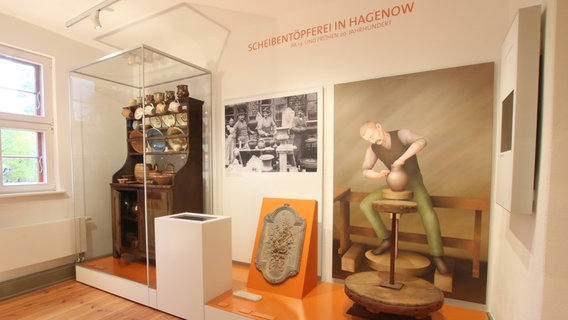 Eine Scheibentöpferei im Museum Hagenow © Thomas Kühn Foto: Thomas Kühn