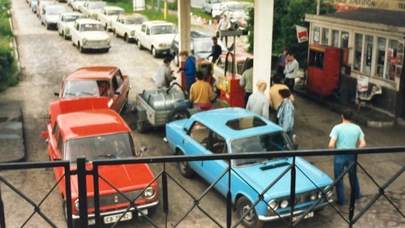 Die Tankstelle in Friedland gehört zu den traditionsreichsten im Land. © Steffi Hardow 