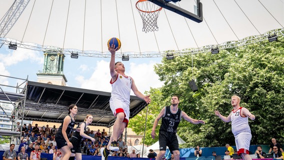 Basketball bei den Special Olympics Weltspielen 2023 in Berlin. © Special Olympics Deutschland Foto: Tilo Wiedensohler