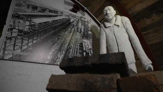 Ein Museum thematisiert die NS-Zwangsarbeit in dem Werk im ehemaligen Pölitz. © Heiko Kreft/NDR Foto: Heiko Kreft/NDR