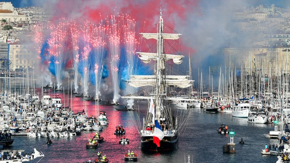 Ein Segelschiff. © AFP Foto: Sylvain Thomas