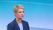 Ministerpräsidentin Manuela Schwesig (SPD) im NDR-Interview. © NDR Foto: Screenshot/NDR