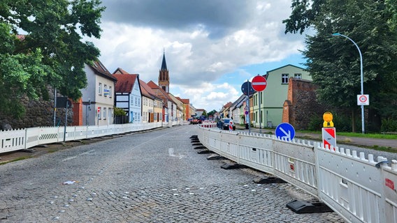 Wollweberstraße Neubrandenburg Baustelle © Sven-Peter Martens 