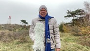 Thomas Globig moderiert das Wetter von der Insel Hiddensee. © NDR 