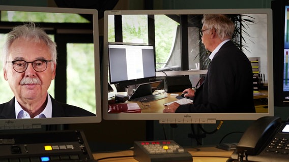 Kriminologe und Polizeiwissenschaftler Feltes analysiert am Computer die Messerattacke Stralsund und bewertet die Arbeit von Polizei und Staatsanwaltschaft © Screenshot 