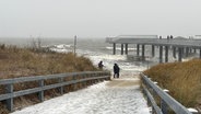 Sturm und Hochwasser in Koserow auf Usedom © Felix Bänz Foto: Felix Bänz