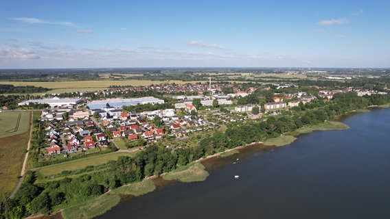 Eine Luftaufnahme des Stralsunder Stadtteils Andershof. © Hansestadt Stralsund 