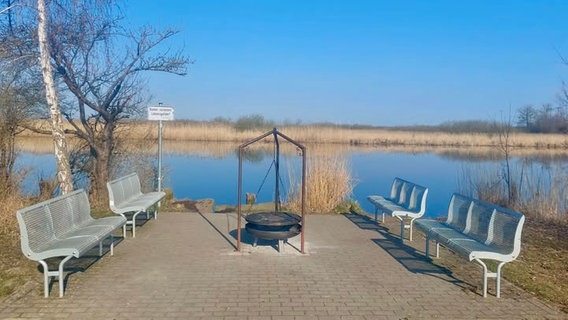 Der Grillplatz in Anklam an der Peene. © Hansestadt Anklam 