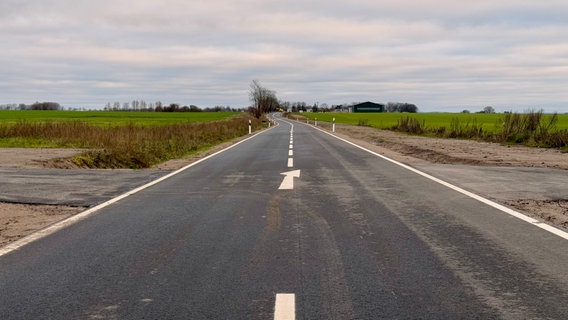 Eine neue Straße ohne Autos. © Kreis Vorpommern-Greifswald Foto: Kreis Vorpommern-Greifswald