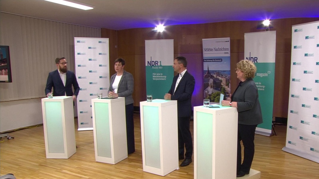 Ndr Mv Live Aus Rostock Ob Wahltalk Mit Kröger Und Ebert Ndrde Nachrichten Mecklenburg 8212