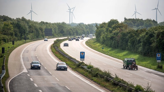 Die Ostseeautbahn A20 auf Höhe Upahl in Mecklenburg-Vorpommern. © picture alliance/dpa Foto: Frank Hormann