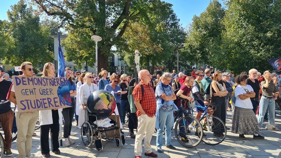 Teilnehmende eine Demonstration von "Fridays for Future" in Göttingen © NDR Foto: Jens Klemp