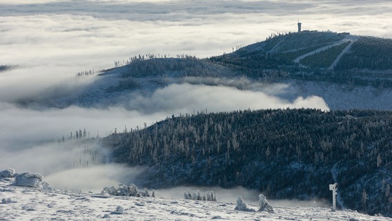 Blick auf den Wurmberg im Harz. © picture alliance/dpa Foto: Matthias Bein