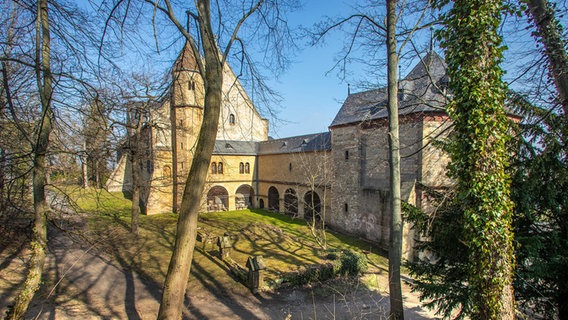 Der innere Pfalzgarten in Goslar. © Stadt Goslar 