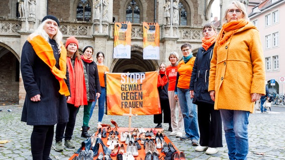 Frauen protestieren gegen Gewalt gegen Frauen. © Daniela Nielsen Foto: Daniela Nielsen