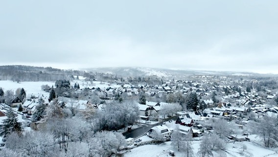 Ein Ort im Harz ist mit Schnee überdeckt. © TeleNewsNetwork 