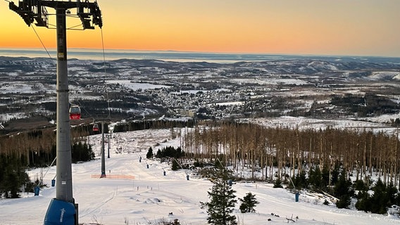 Eine Skiabfahrt im Harz. © NDR Foto: Lydia Callies