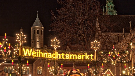 Der Weihnachtsmarkt in Braunschweig © NDR Foto: Uwe Day