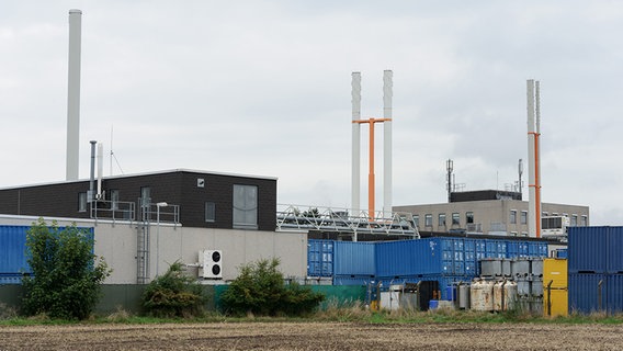 Das Gelände der Nukleartechnik-Firma Eckert & Ziegler, GE Healthcare und Buchler in Braunschweig (Niedersachsen). © dpa-Bildfunk Foto: Tobias Kleinschmidt