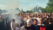 Public Viewing in Hannover (Waterloo) bei der Fußball-EM (Spiel: Deutschland gegen Spanien). © HannoverReporter 