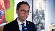 Wissenschaftsminister Falko Mohrs (SPD) spricht in einem Interview. © NDR 