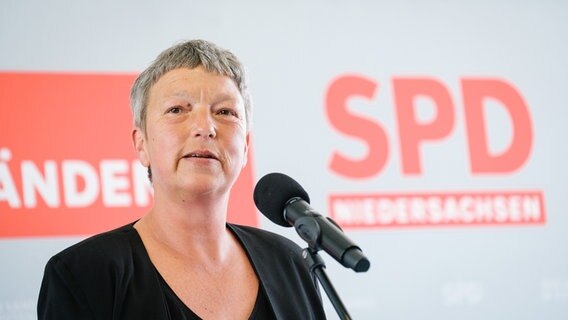 Hanna Naber, Generalsekretärin der SPD in Niedersachsen © picture alliance/dpa Foto: Ole Spata