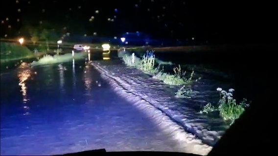 Überschwemmungen in Rodenberg-Soldorf. © NonstopNews 
